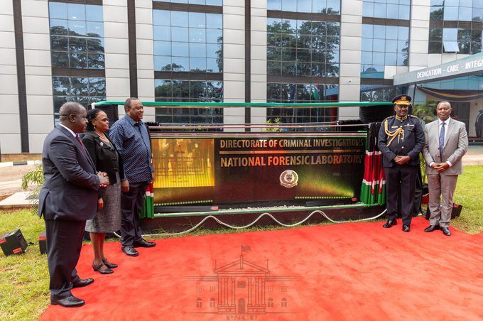 Uhuru commissions KSh 4.1 Billion DCI Forensic Lab to curb Cybercrime