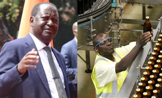 Raila tells KRA closing down Keroche is punishing innocent employees