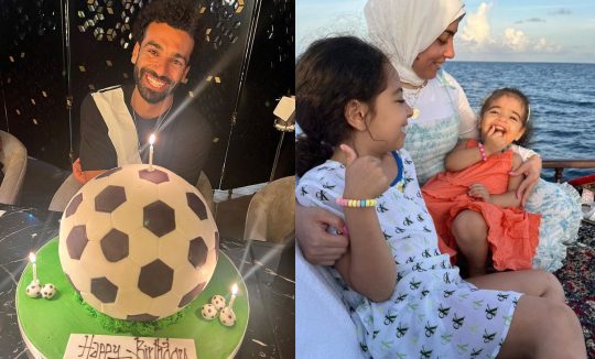 Mo Salah shares amazing holiday photos of adorable wife, kids on 30th birthday