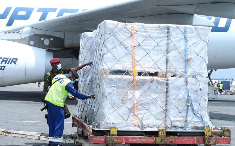 First Batch of the Presidential ballot papers arrives in Kenya. File: [Courtesy]