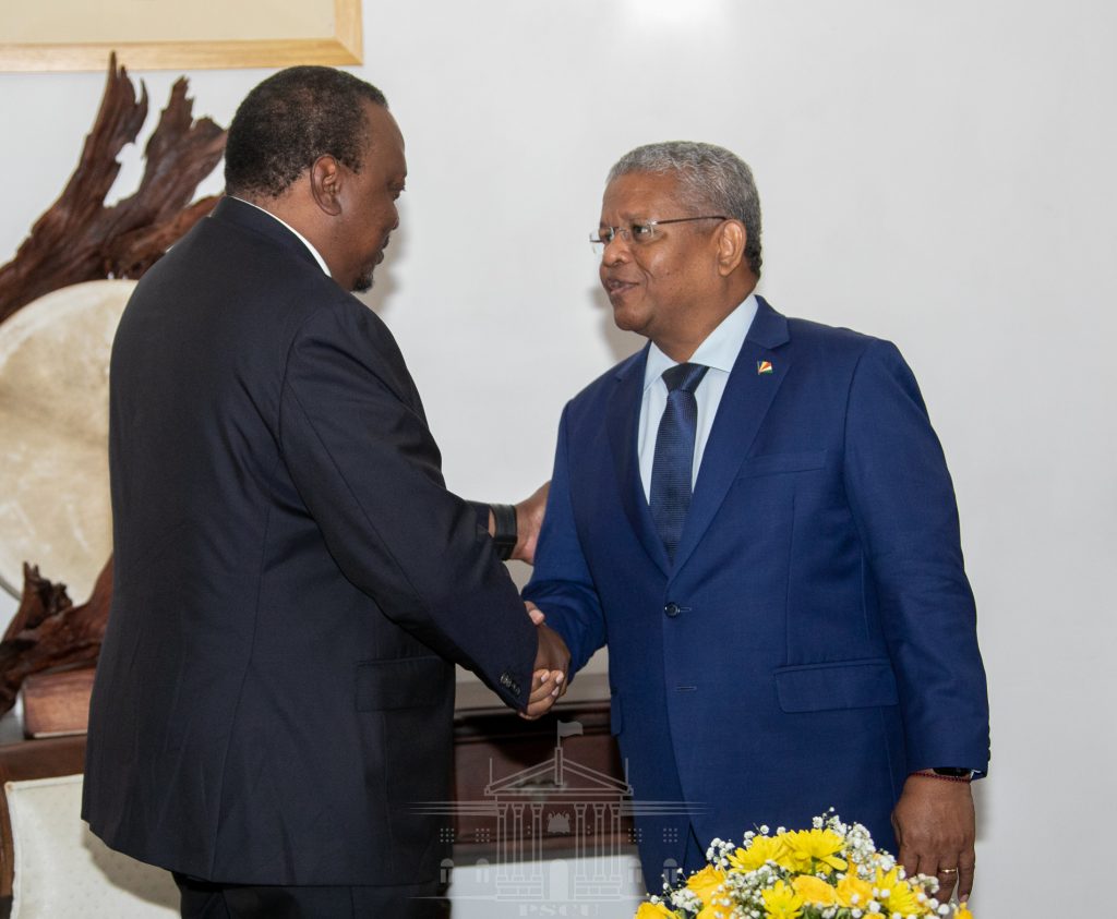 Uhuru and Ramkalawan agree to collaborate to bolster their Blue Economy sectors.