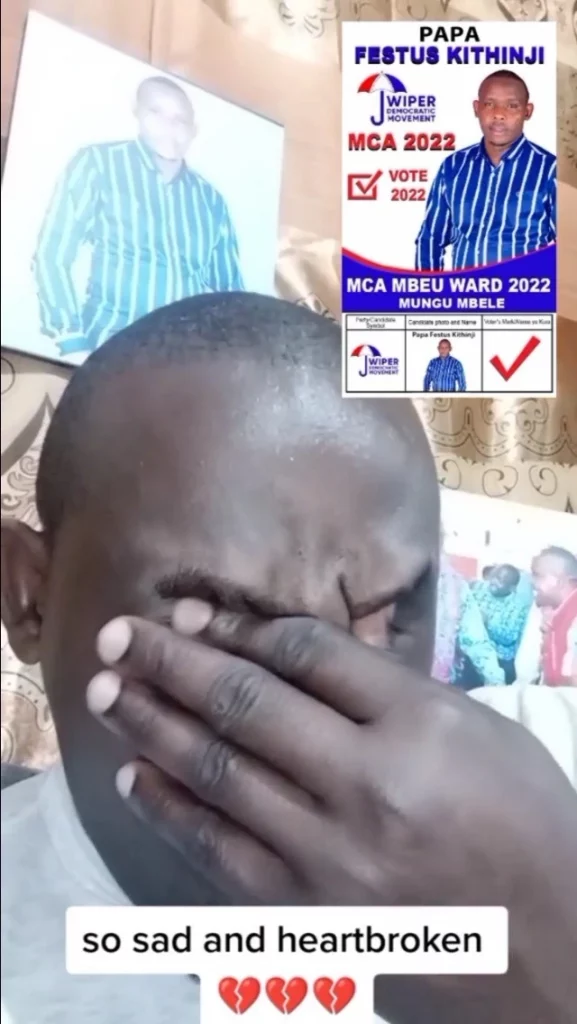 Mbeu MCA aspirant in tears