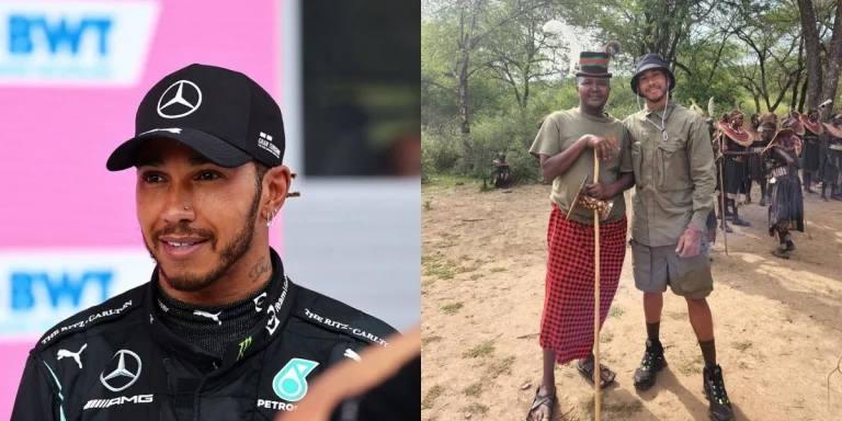  Lewis Hamilton traces roots in Africa, visits Kenya