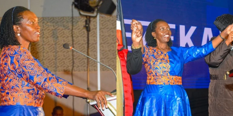 Martha Karua chairs Azimio’s elected-leaders meeting at KICC