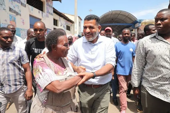 Newly elected Mombasa County Governor Adbswamad Nassir