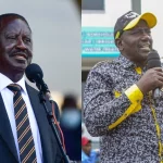 Raila Leads Ruto in latest polls