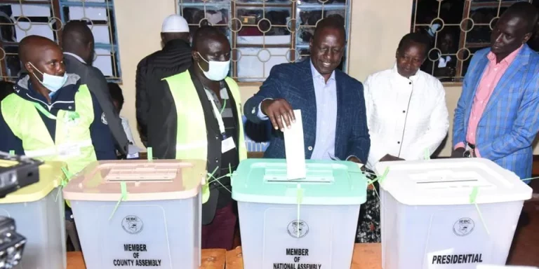 Ruto speaks On Kenya’s Future after voting, Prays for Peace