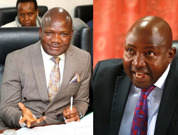 Left to Right: Collage photo of newly elected Kakamega County governor Fernandes Barasa and his Deputy governor Ayub Savula