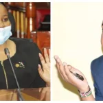 Left to Right. Vice-Chairperson Juliana Cherera and former Devolution PS. Irungu Nyakera petioned Parliament seeking to sack the four commissioners challenged Chebukati after announced William Ruto as the winner. [File: PHOTO]