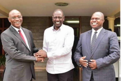 Former Kisii County Governor James Ongwae received to Kenya Kwanza by President-elect William Ruto. PHOTO/Courtesy