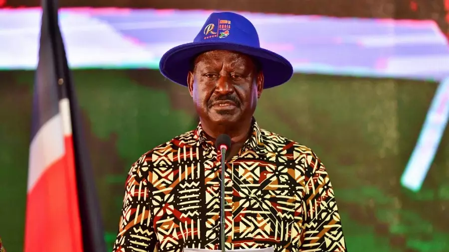 Azimio La Umoja- One Kenya Alliance leader Raila Odinga.