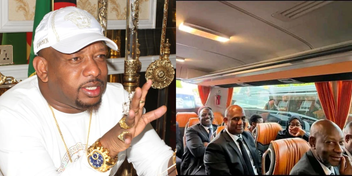 Mike Sonko enraged after President Ruto travels on bus