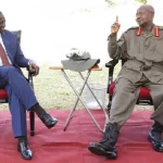 President-elect William Ruto and Ugandan President Yoweri Museveni.[File:Courtesy]