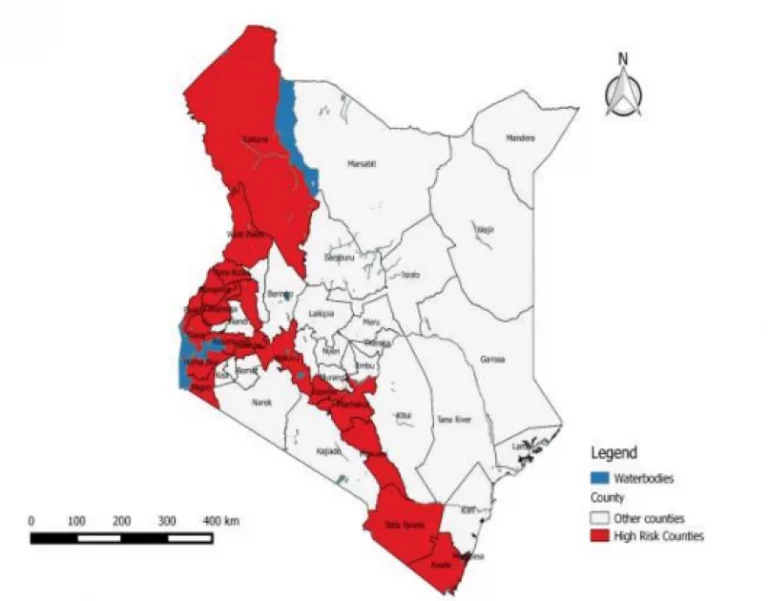 Ebola High-Risk Counties in Kenya as Cases Rise in Uganda