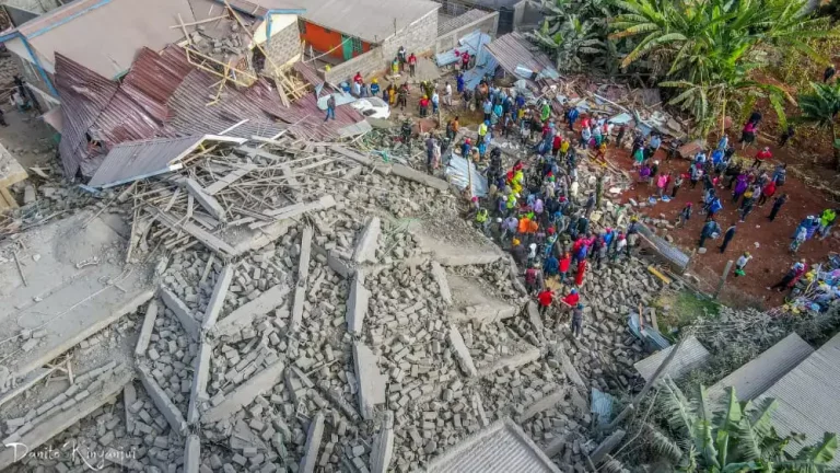 Kiambu: Building Collapses with Several Trapped in