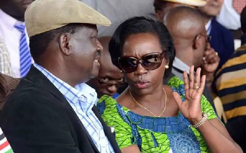  Azimio La Umoja-One Kenya Alliance Presidential Candidate Raila Odinga and his runningmate Martha Karua declared that they disagree with the Supreme Court's decision to reject their case and uphold William Ruto's victory. [File: PHOTO]