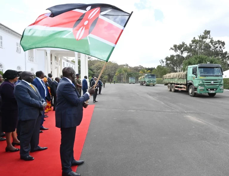 President Ruto Flags Off Relief Food: 3.5 million Kenyans in Hunger