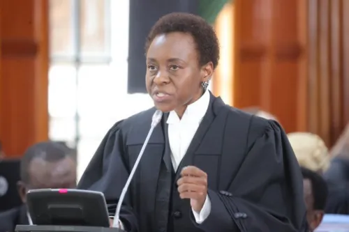 Azimio lawyer Julie Soweto. PHOTO/Courtesy