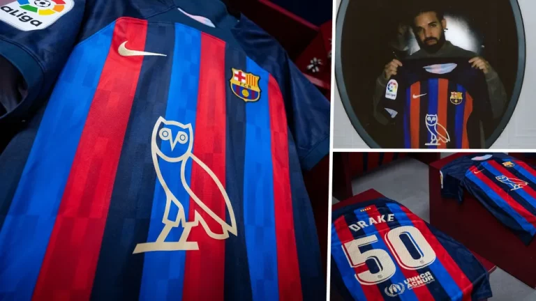 Drake Becomes First Artist to Feature on FC Barcelona Shirt