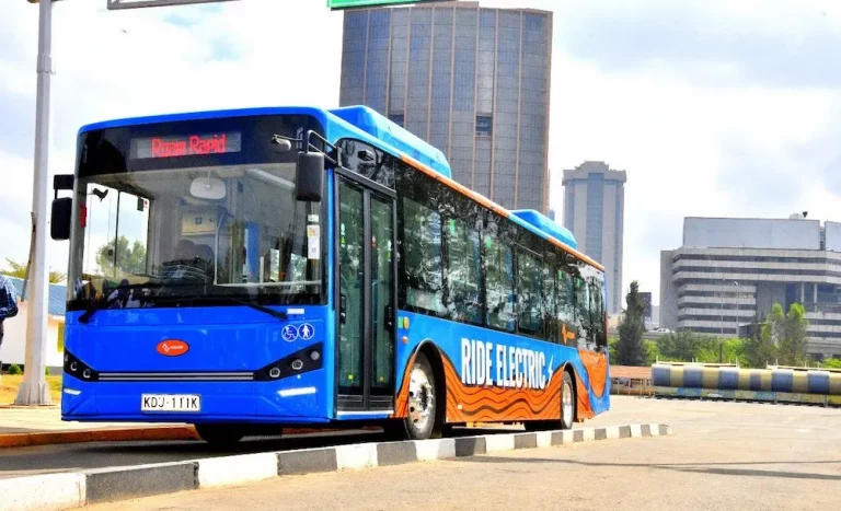 Kenya Debuts Electric Bus in the City to encourage Clean Energy