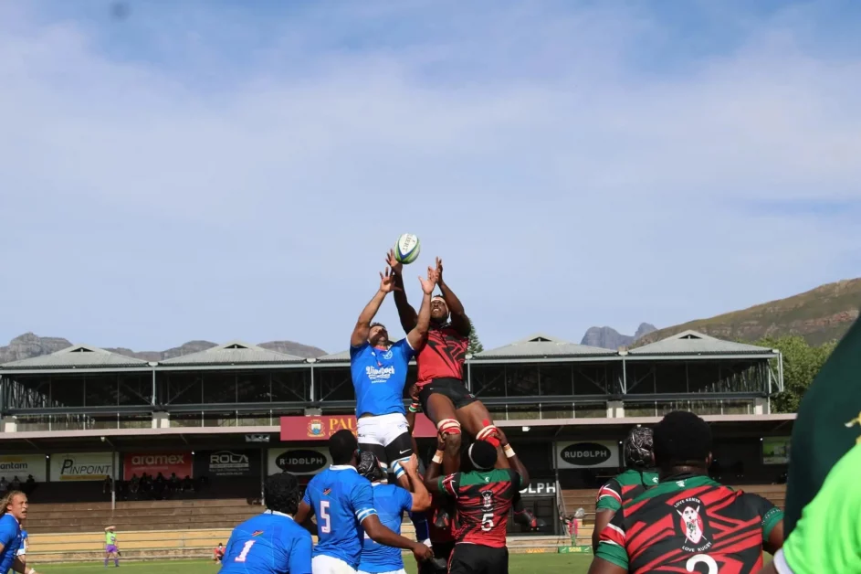 Kenya Simbas in action at a past fixture (Photo/Courtesy)