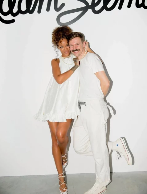 American Designer Adam Selman with Rihanna( Photo/Courtesy)