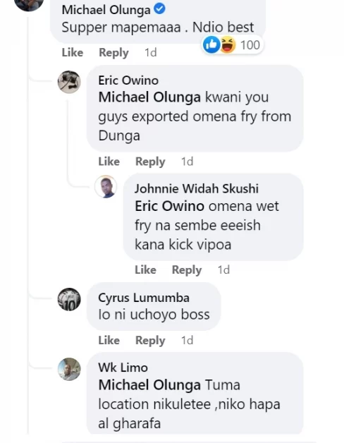 Kenyan footballer Michael Olunga responds to comments on Facebook