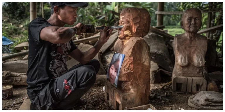 Only in Indonesia where the dead live with their loved ones