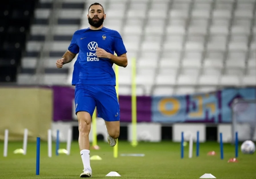 Benzema injured on return to full training for France ahead of the 2022 Qatar World Cup (Photo: FRANCK FIFE / AFP/File)