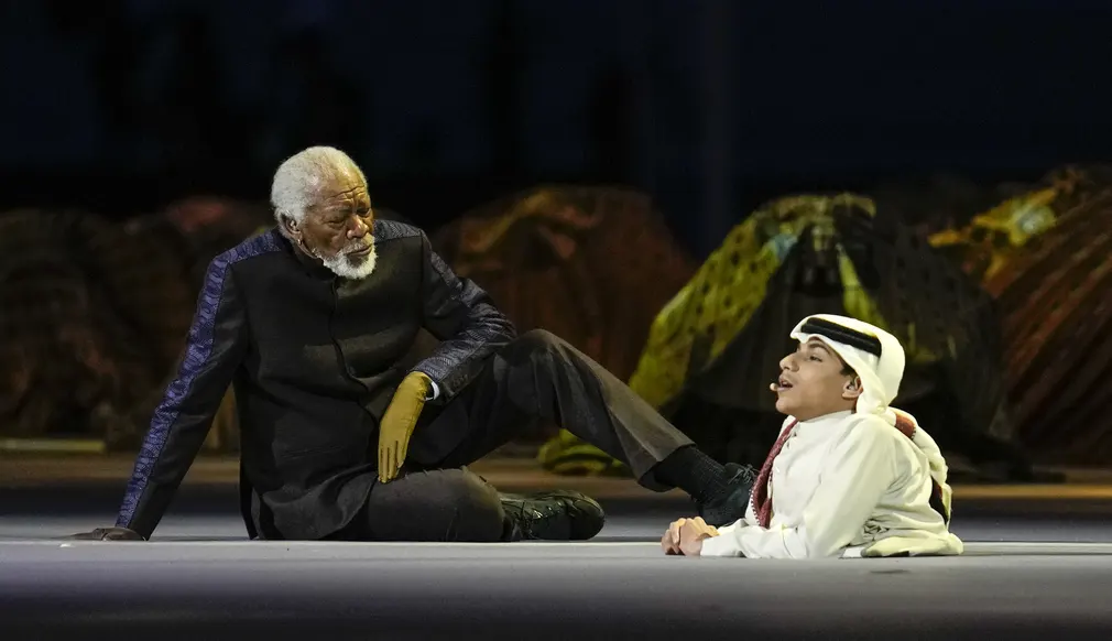 Morgan Freeman narrated the opening ceremony at the 2022 Qatar World Cup(Photo: Natacha Pisarenko/AP)