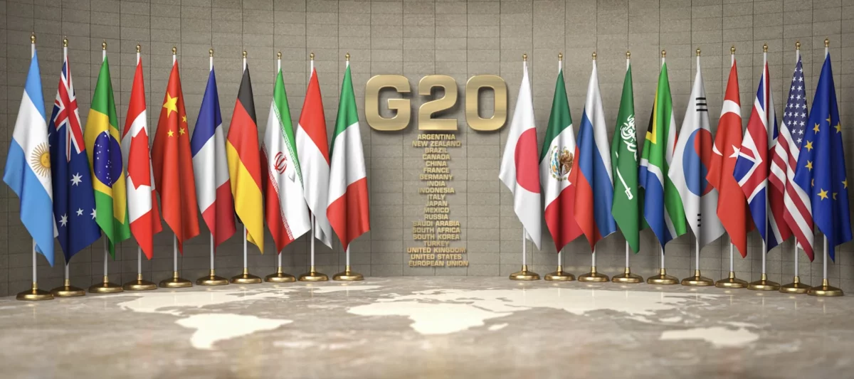 The G20 Countries in the World.