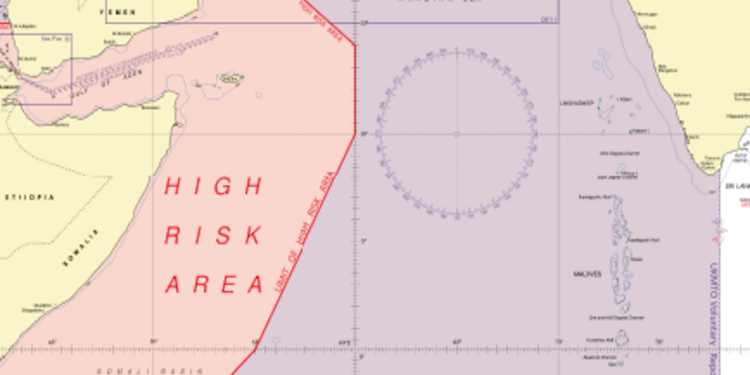 Indian Ocean removed from The High-risk Areas