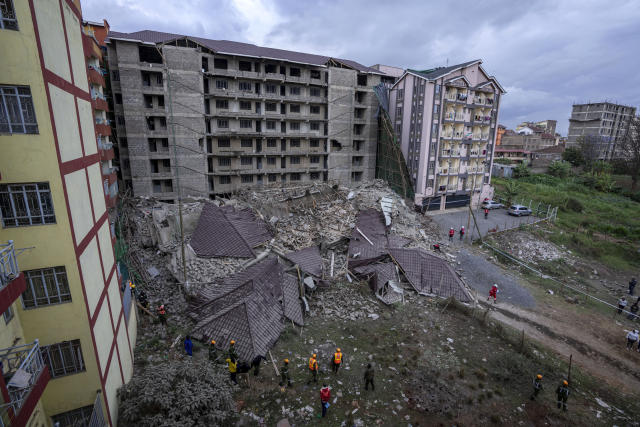 One dead as Seven-storey building collapses in Kasarani