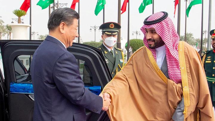 Jinping and Saudi leader