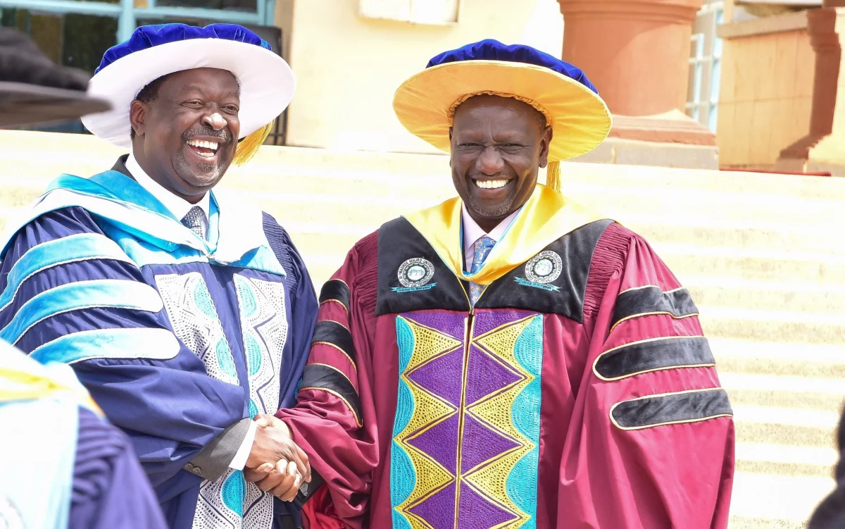 Musalia Mudavadi Conferred with  honorary doctorate of Humane Letters in Peace and Sustainable Development by MMUST