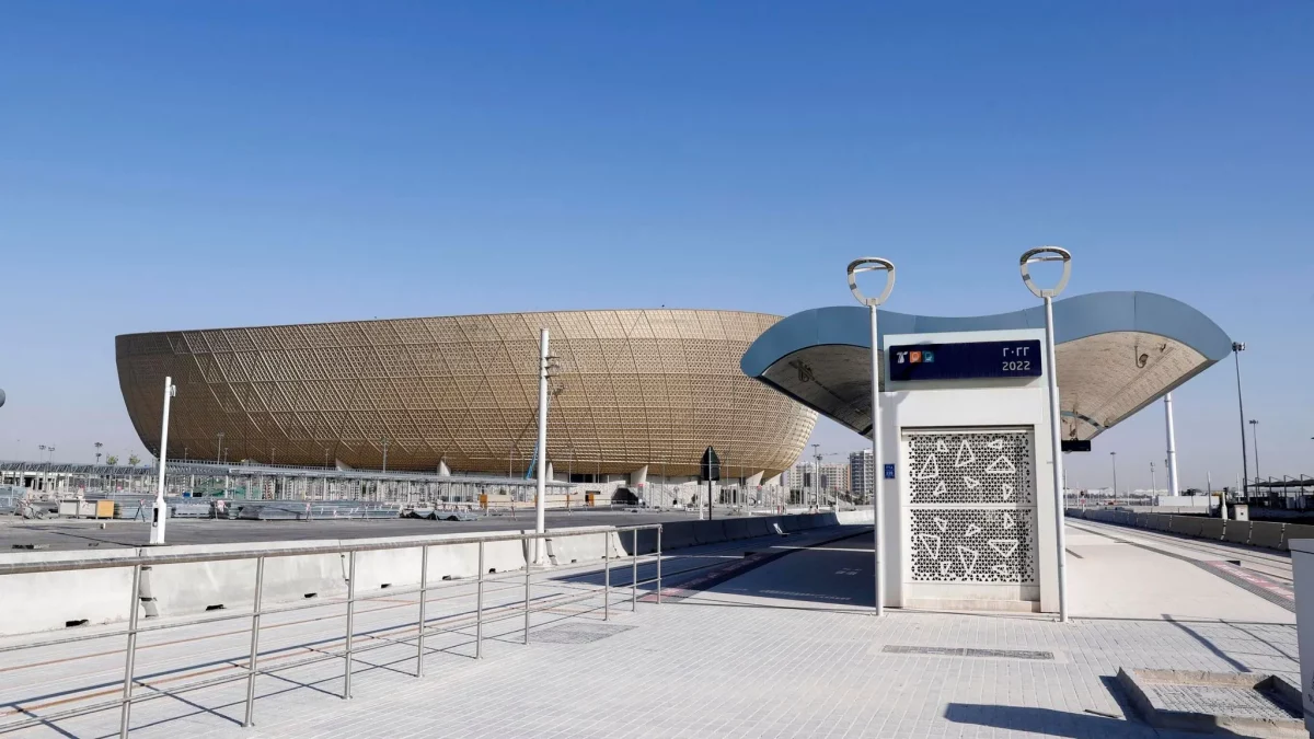 Lusail Stadium, will host the 2022 World Cup final on Sunday (Photo: AP)