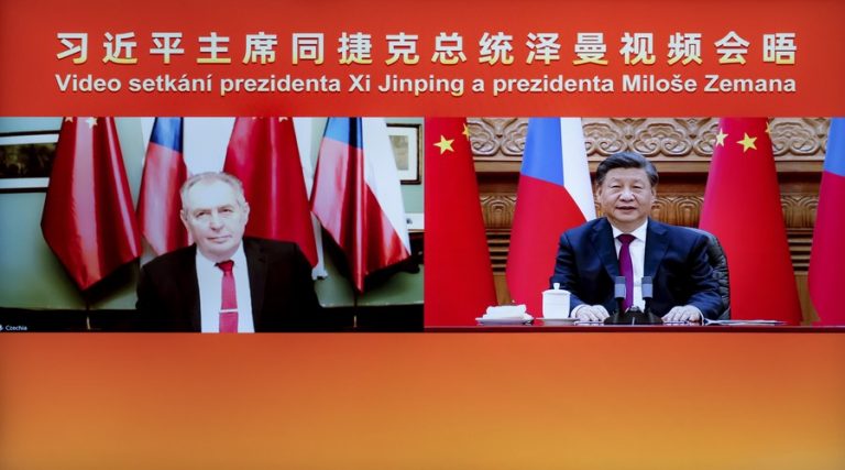 Chinese and Czech Presidents Hold Virtual Meeting