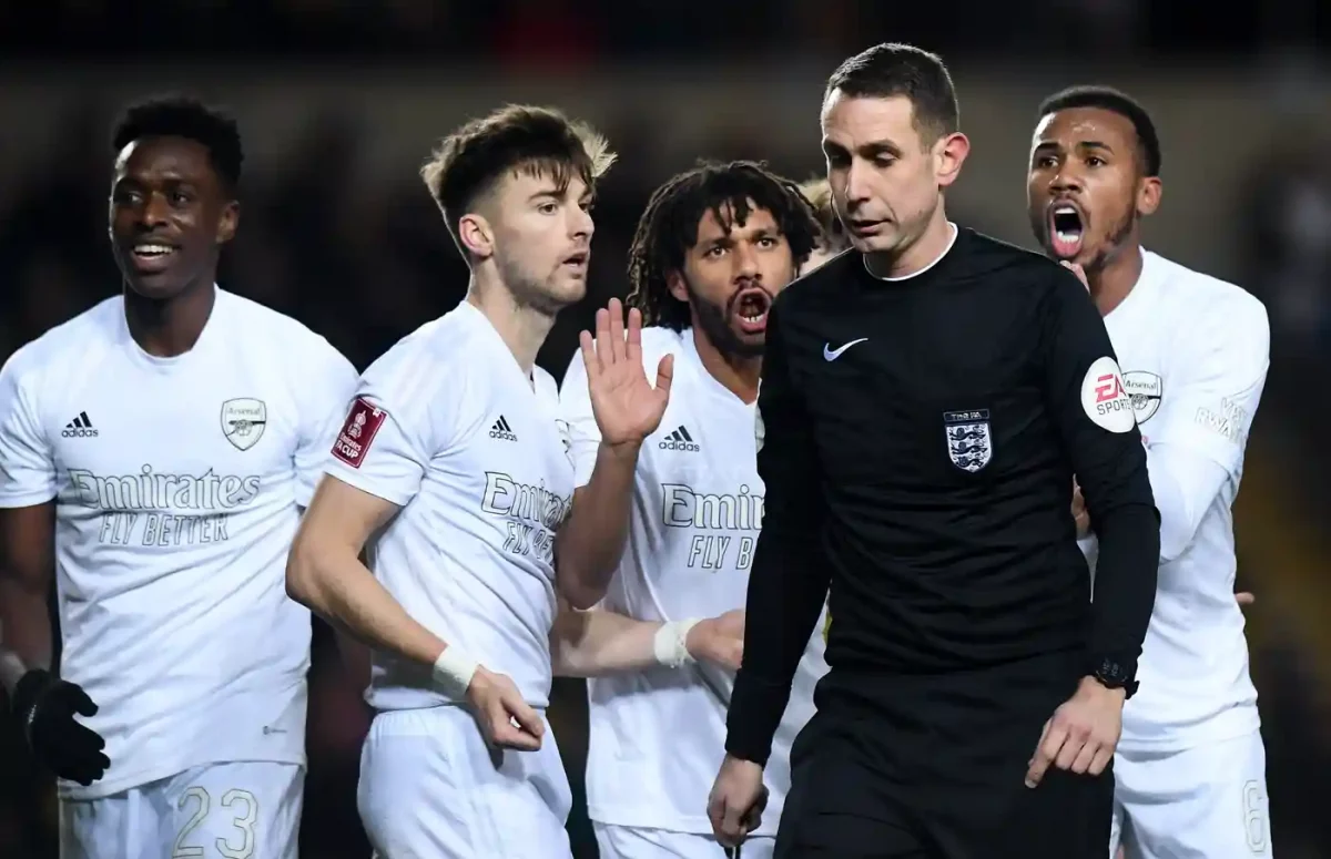Arsenal players' penalty appeals waived in their FA Cup fixture on Monday (Photo: Photograph: Ashley Western/Colorpsort/REX/Shutterstock)
