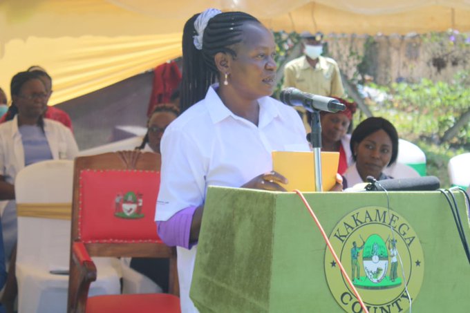 First lady of Kakamega county Professor Janet Kassily.