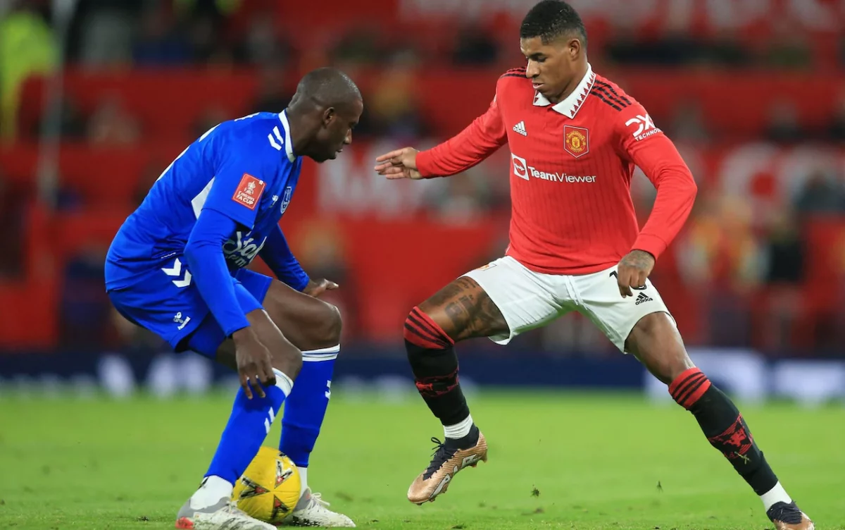 Rashford seemed impossible to stop in the FA Cup Third Round fixture as United faced Everton (Photo: AFP/Lindsey) 