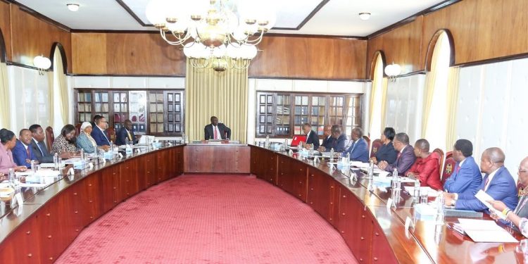 President Ruto with Cabinet Secretaries
