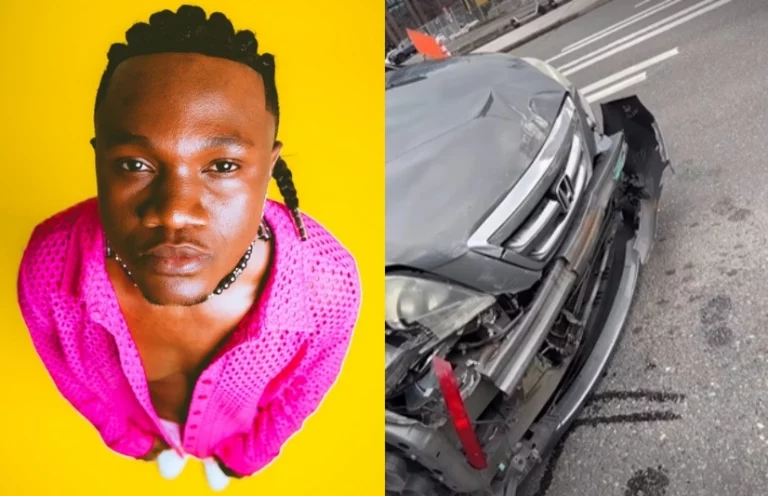 WCB Signee Mbosso Involved in Road Accident While on US Tour