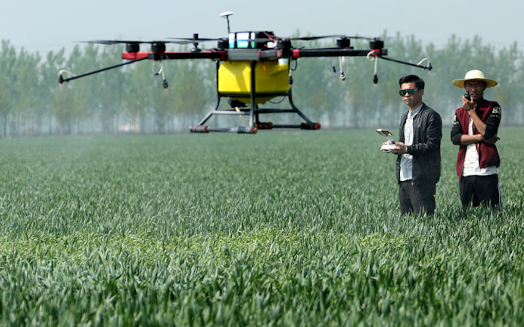 China Advances in the Use of Drones in Agriculture