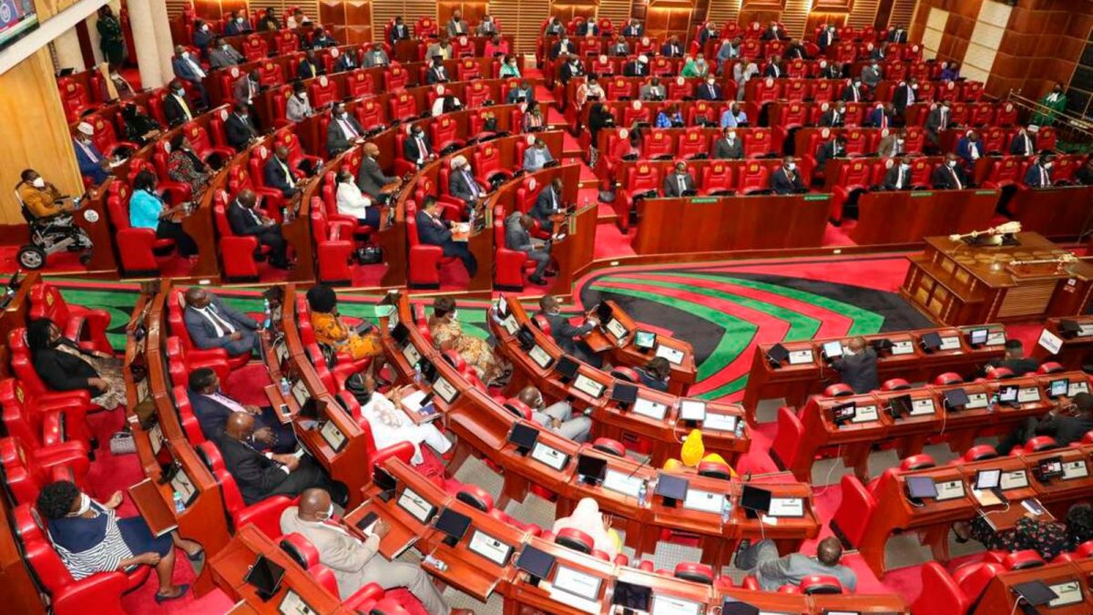 A joint sitting of National Assembly and Senate at parliament buildings on November 30, 2021. [Photo/Nation]