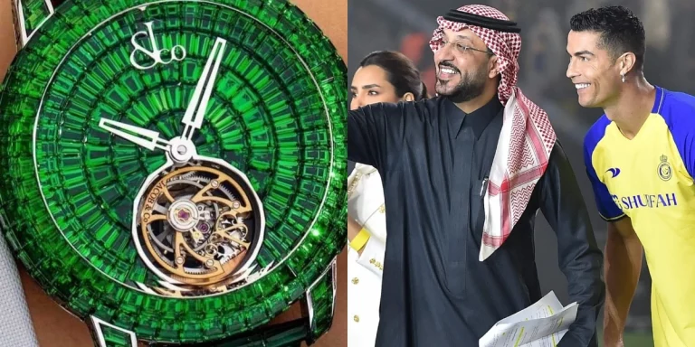 Cristiano Ronaldo Gifted New Saudi Arabia-Themed Watch Worth Ksh 96M