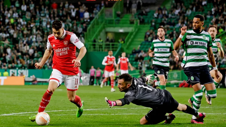 Arsenal 2-2 Sporting: Gunners force draw in Europa League last-16