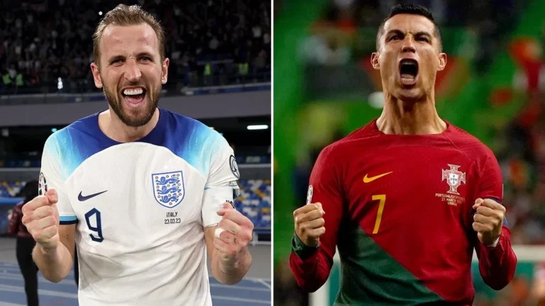 Cristiano Ronaldo Scores Brace For Portugal on Historic Night as Harry Kane Seals England’s Win Over Italy