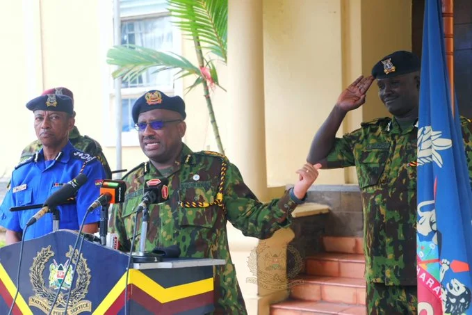Inspector General Japhet Koome bans countrywide demonstrations by Azimio la Umoja