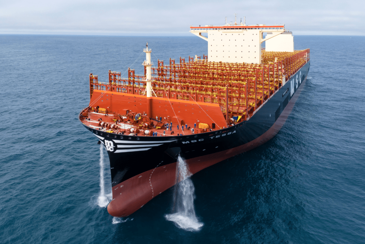 China Delivers the World’s Largest Container Ship