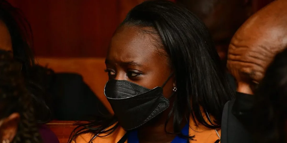 Maxine Wahome at the at the Milimani Law Courts on March 7, 2023.  (Photo: Francis Nderitu | Nation Media Group)